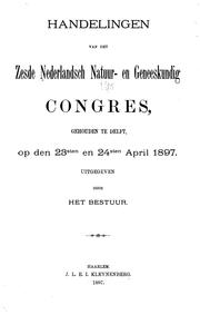 Cover of: Handelingen van het Nederlandsch natuur- en geneeskundig congres
