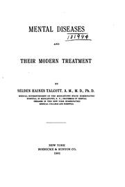 Cover of: Mental Diseases and Their Modern Treatment by 