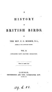 Cover of: A history of British birds