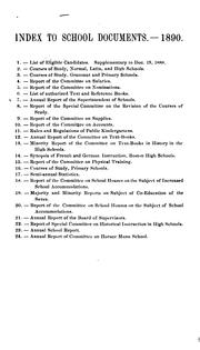 Cover of: School Documents [of The] Boston Public Schools