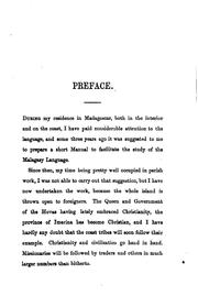 An Introduction to the Language and Literature of Madagascar by Julius Kessler