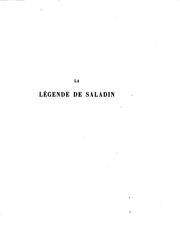 Cover of: La légende de Saladin by 