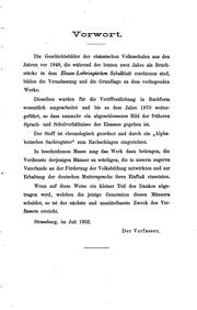 Die Volksschulen im Elsass von 1789-1870: Dargestellt unter Berücksichtigung der Regulative und ... by M. Sorgius