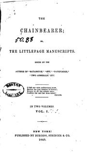 Cover of: The Chainbearer, Or, the Littlepage Manuscripts by 