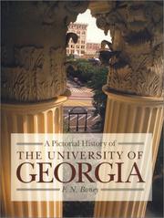 Cover of: A pictorial history of the University of Georgia