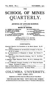 Cover of: The School of Mines Quarterly