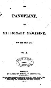 Cover of: The Panoplist, and Missionary Magazine by 