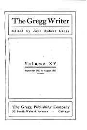 The Gregg Writer by No name