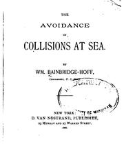 The Avoidance of Collisions at Sea by William Bainbridge -Hoff