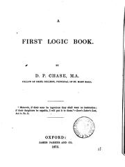 Cover of: A first logic book