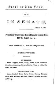 Documents of the Senate of the State of New York