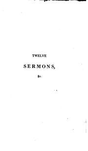 Cover of: Twelve short sermons, for the use of families | 
