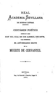 Cover of: Certámen poético celebrado...: En el dia 23 de abril de 1873