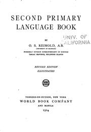 Cover of: Second Primary Language Book | 