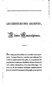Cover of: Archives historiques et littéraires du nord de la France, et du midi de la ... by 