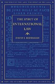 Cover of: The Spirit of International Law (The Spirit of the Laws)