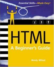 Cover of: HTML by Wendy Willard, Wendy Willard