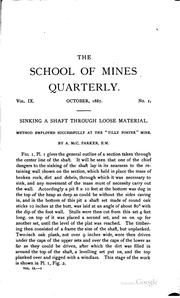 Cover of: The School of Mines Quarterly