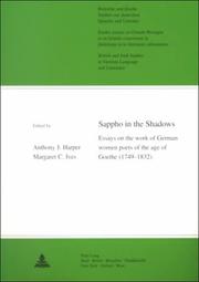 Cover of: Sappho in the Shadows by 