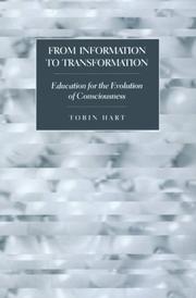 Cover of: From Information to Transformation by Tobin Hart