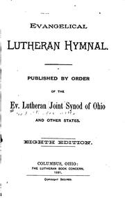 Cover of: Evangelical Lutheran Hymnal