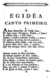 Cover of: A egidéa: poema heroico