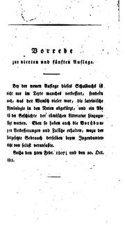 Cover of: Anleitung zum uebersetzen aus dem Deutschen ins lateinische