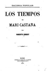 Cover of: Los tiempos de Mari-castaña