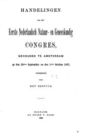 Cover of: Handelingen van het Nederlandsch natuur- en geneeskundig congres