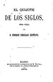 Cover of: El Quijote de los siglos