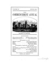 Cover of: The Commencement Annual