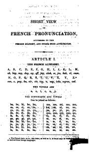 Cover of: A short and easy access to French grammar and conversation by 