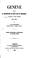 Cover of: Genève depuis la constitution de cette ville en république jusqu'a nos jours (1552-1856)