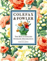 Cover of: Colefax & Fowler by Chester Jones