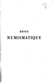 Cover of: Revue numismatique by 