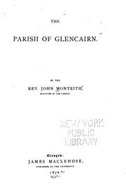 Cover of: The Parish of Glencairn by 