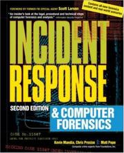 Cover of: Incident response and computer forensics by Chris Prosise