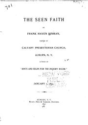 The Seen Faith by Frank Haven Hinman Hinman