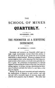 Cover of: The School of Mines Quarterly