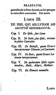 Cover of: Pantheon Aegyptiorum, sive de diis eorum commentarius, cum prolegomenis de religione et ...