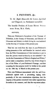 A petition, presented to ... parliament ... 1842. Also, a protest against the principles of the ... by James Henry S. Burr