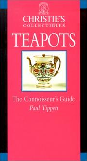 Cover of: Teapots by Paul Tippett