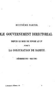 Cover of: Tableaux de la révolution française: publiés sur les papiers inédits du département et de la ... by 