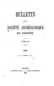 Cover of: Bulletin de la Société archéologique du Finistère