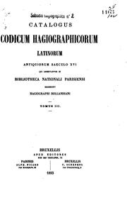 Cover of: Subsidia hagiographica