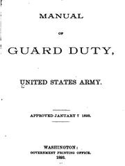 Manual of Guard Duty, United States Army