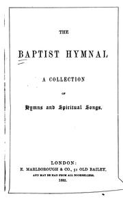 Cover of: The Baptist Hymnal: A Collection of Hymns and Spiritual Songs.