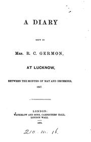 Cover of: A Lady's Diary During the Siege of Lucknow by 
