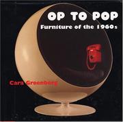 Cover of: Op to pop: furniture of the 1960s