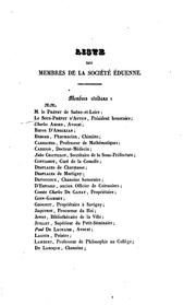 Cover of: Compte-rendu de ses travaux. 1836 à 1837